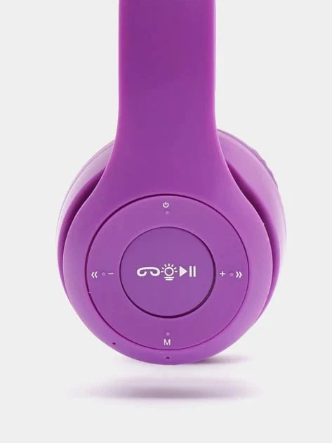 Wireless Headphones Cat Ear P47M Purple - 3