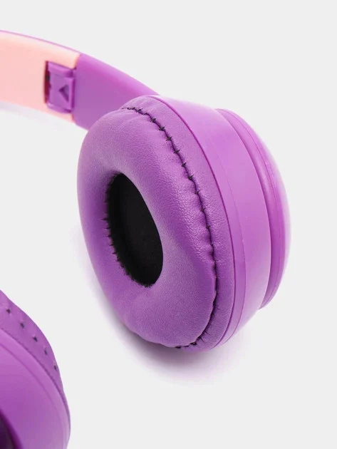 Wireless Headphones Cat Ear P47M Purple - 4