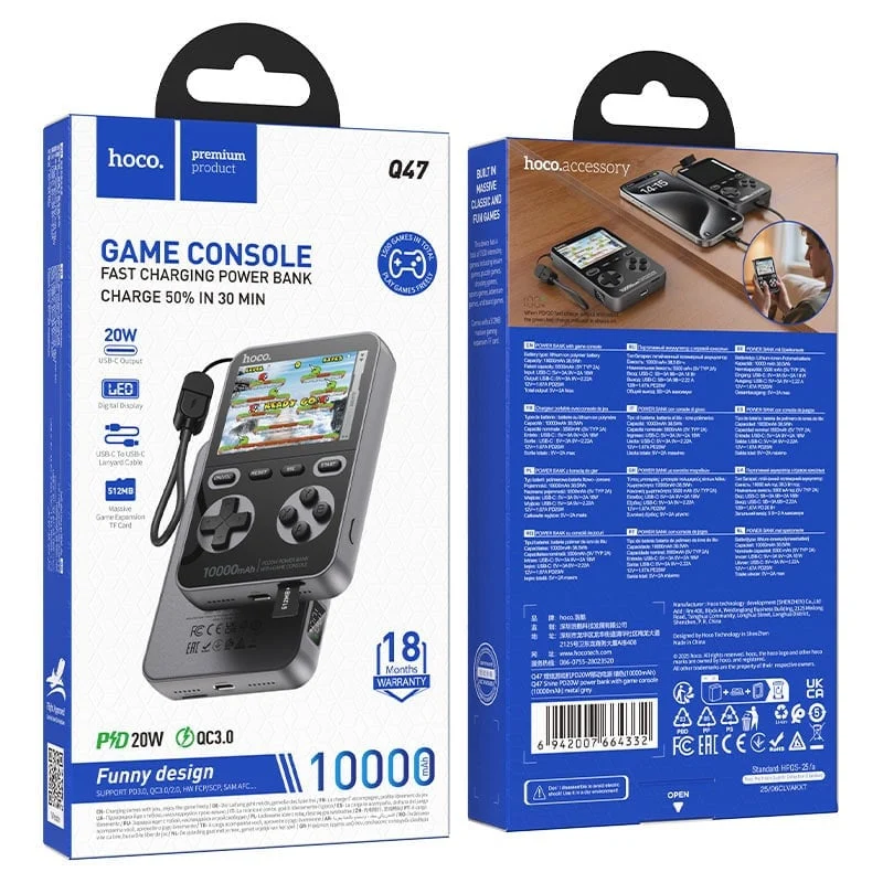 External Battery Hoco Q47 Retro Concol 10000mAh - 5