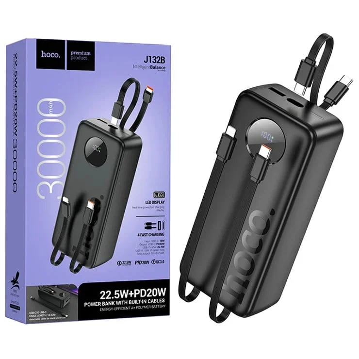 Xarici akkumulyator Hoco J132B 30000 mAh