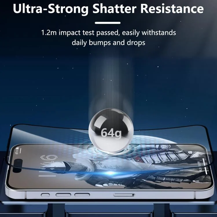 Joyroom Privacy Screen Protector for iPhone 17 - 4