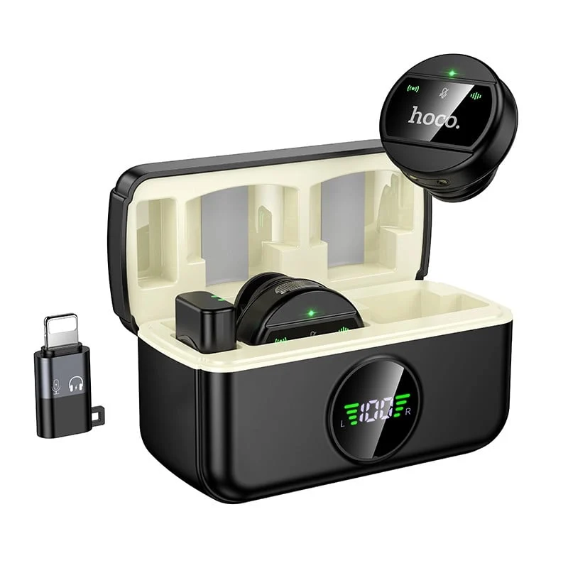 Wireless Microphone Hoco L22 Black