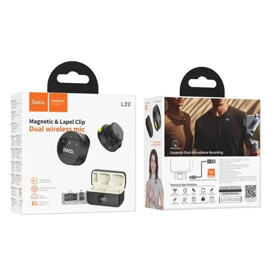 Wireless Microphone Hoco L22 Black - 4