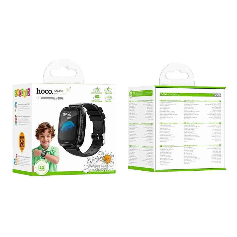 Çocuklar için akıllı saat Hoco Y106 Siyah - 3