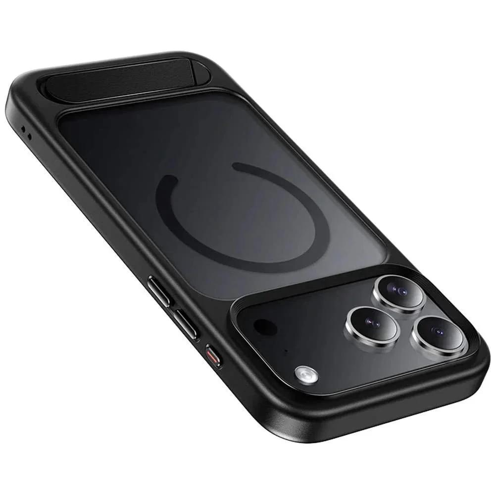Çexol Hoco AS12 Magsafe iPhone 17 Pro üçün, mat qara - 3