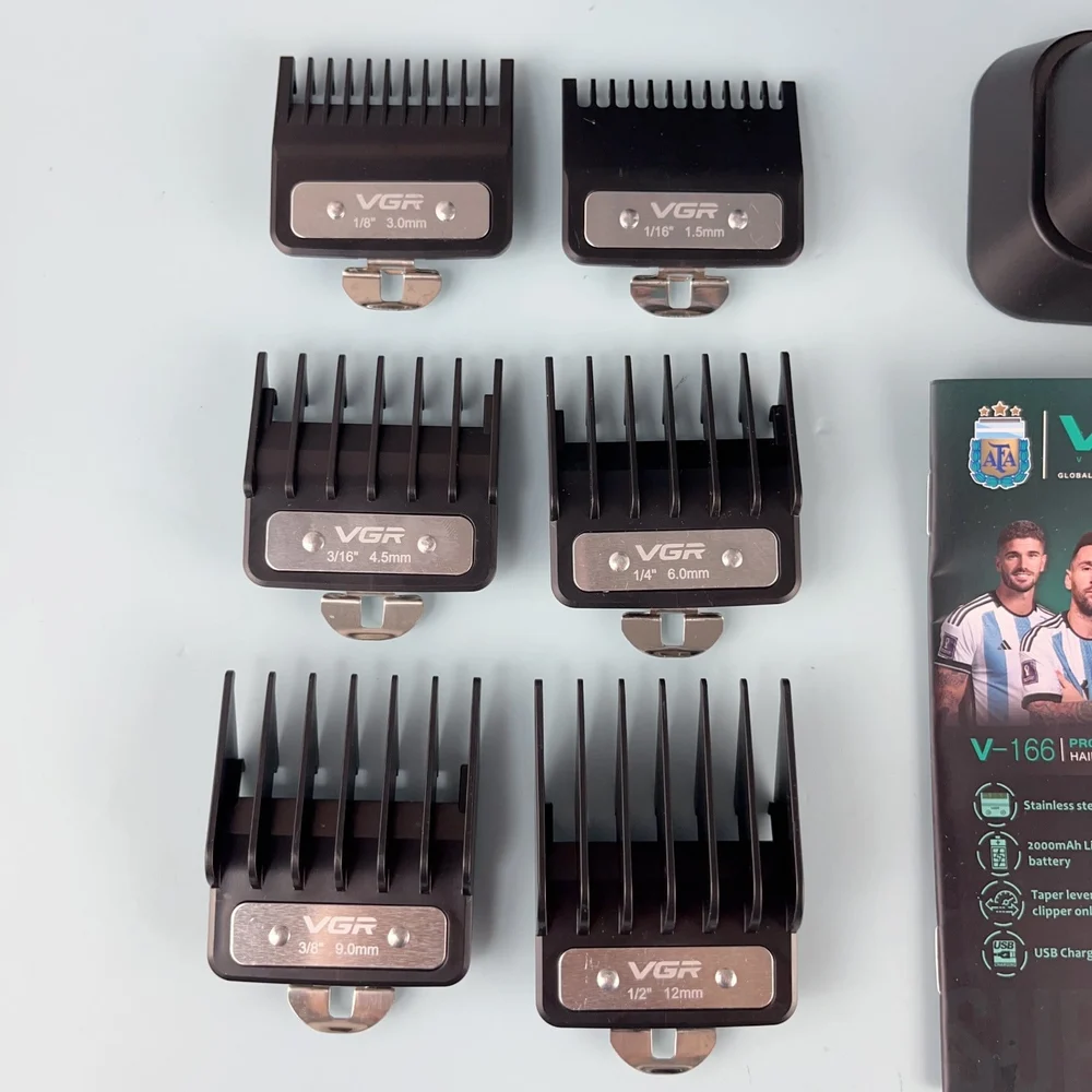 VGR V-166 Professional Hair Clipper, Stainless Steel Blades, Powerful and Reliable - VGR V-166 GS - 3