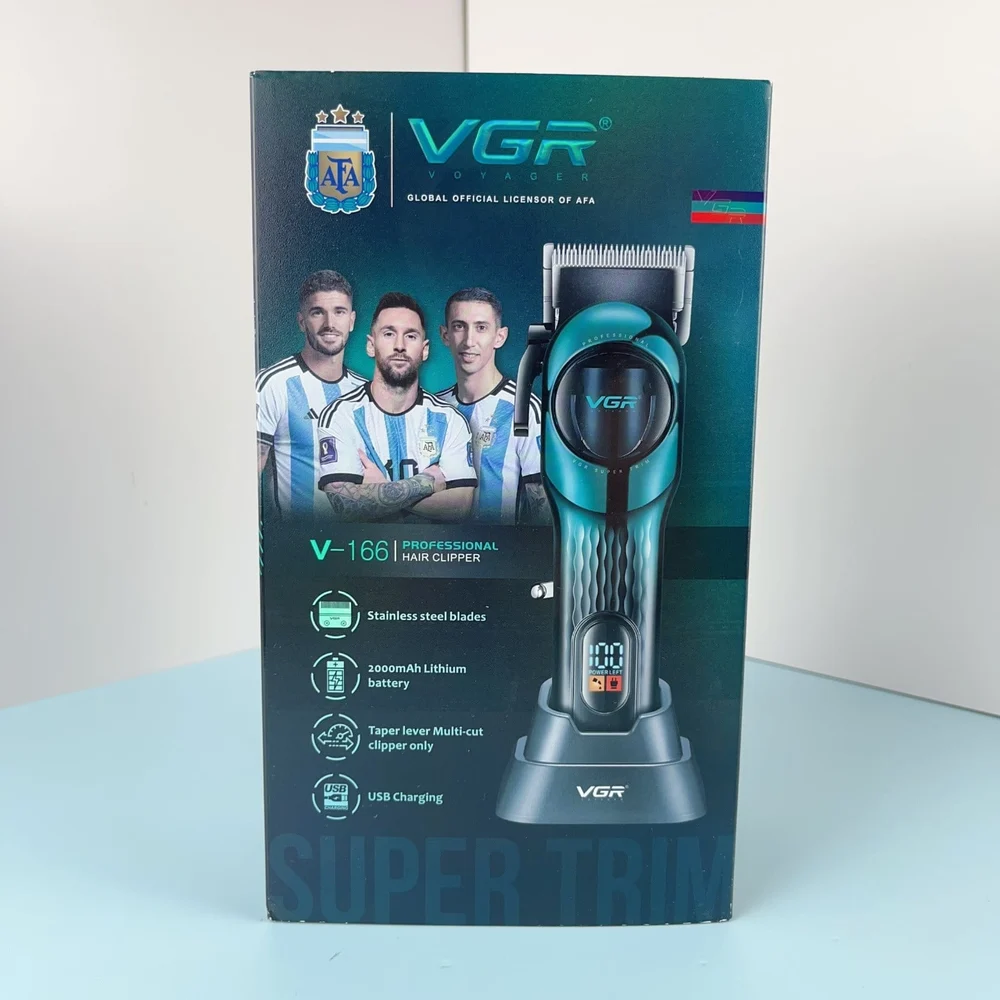 VGR V-166 Professional Hair Clipper, Stainless Steel Blades, Powerful and Reliable - VGR V-166 GS - 5
