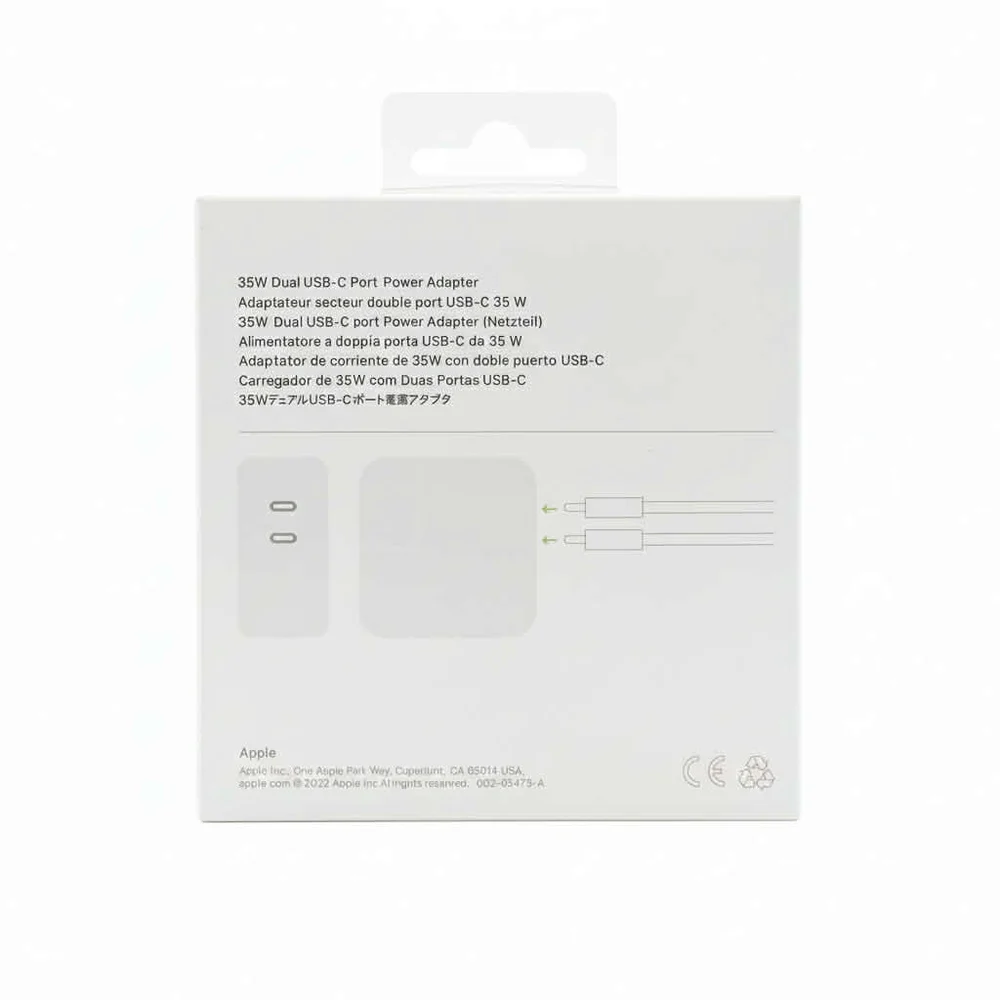 Şəbəkə enerji toplama cihazı Dual usb-c port 35w Power Adapter - 3