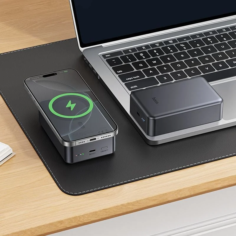 Hoco J160B EG-96647 20000 mAh MagSafe Dış Güç Bankası Metal Gri - 6