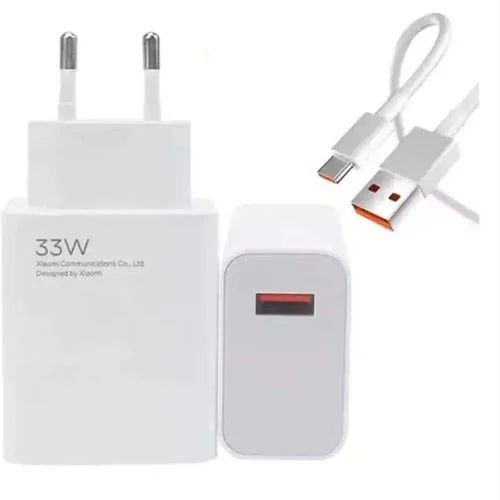 No Brand Type-C 33W Power Adapter, White