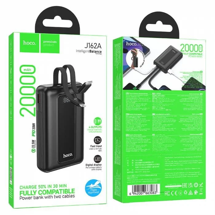 Xarici akkumulyator Hoco J162A 20000 mAh - 4
