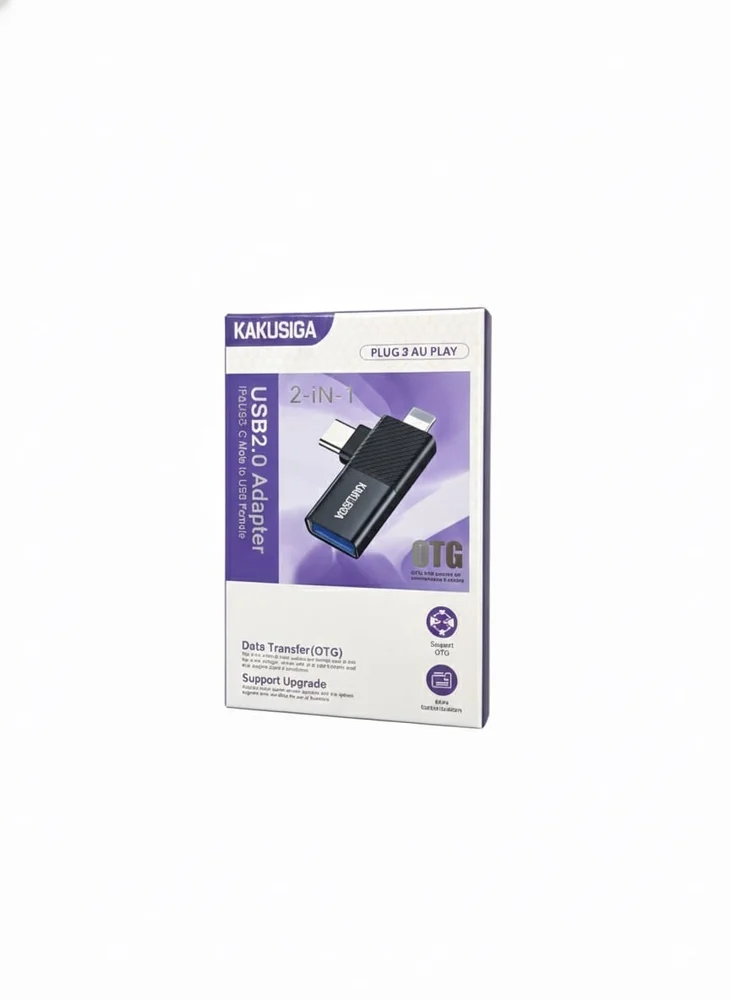Kakusiga KSC-1410 Lightning-Type-C OTG Adaptörü
