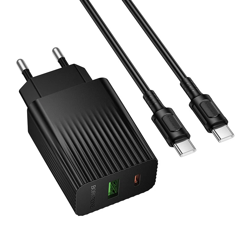 Network Power Adapter Borofone BAS76A 30W Fast Charger Adapter Type-C USB Type-C - 2