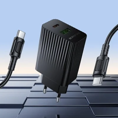 Network Power Adapter Borofone BAS76A 30W Fast Charger Adapter Type-C USB Type-C - 4