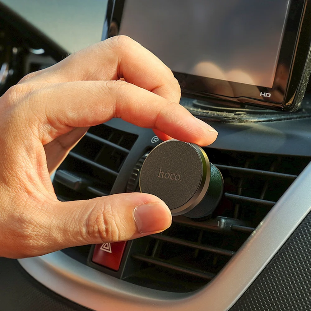 Hoco CA81 Ligue Car Phone Holder, Black - 5