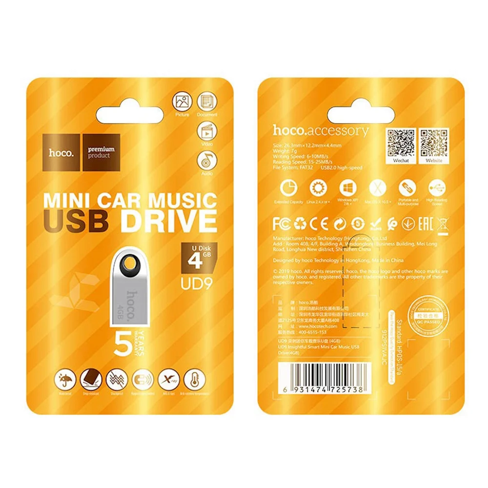 Flash bellek Hoco UD9 4GB