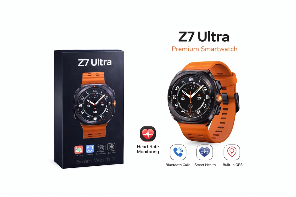 Ağıllı saat Z7 Ultra Black/Orange