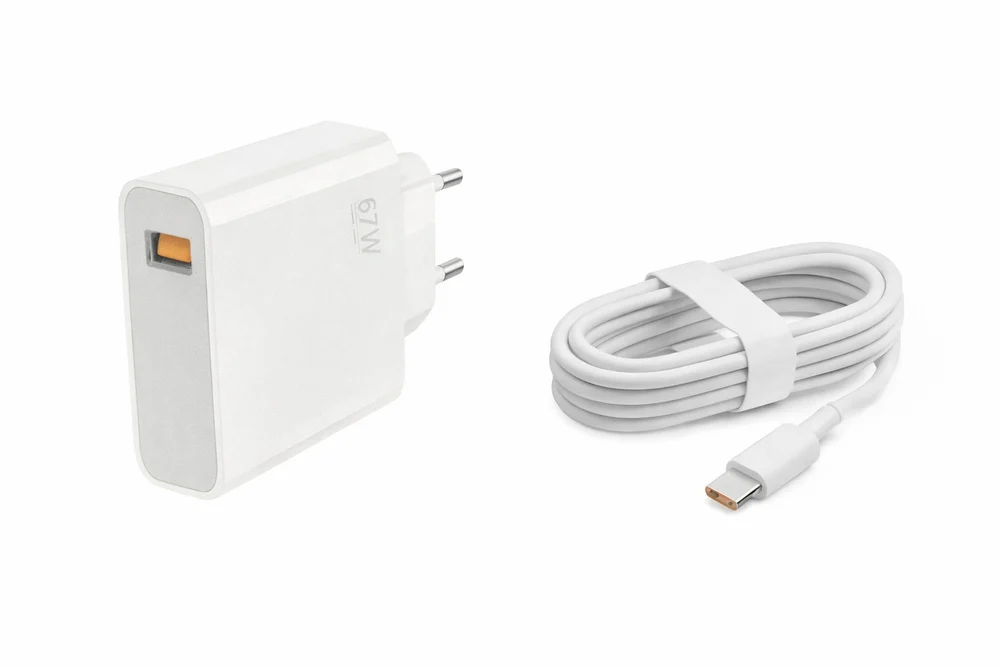 Ağ Bağlantılı Güç Kaynağı Cihazı No Brand USB-C 67W, Beyaz