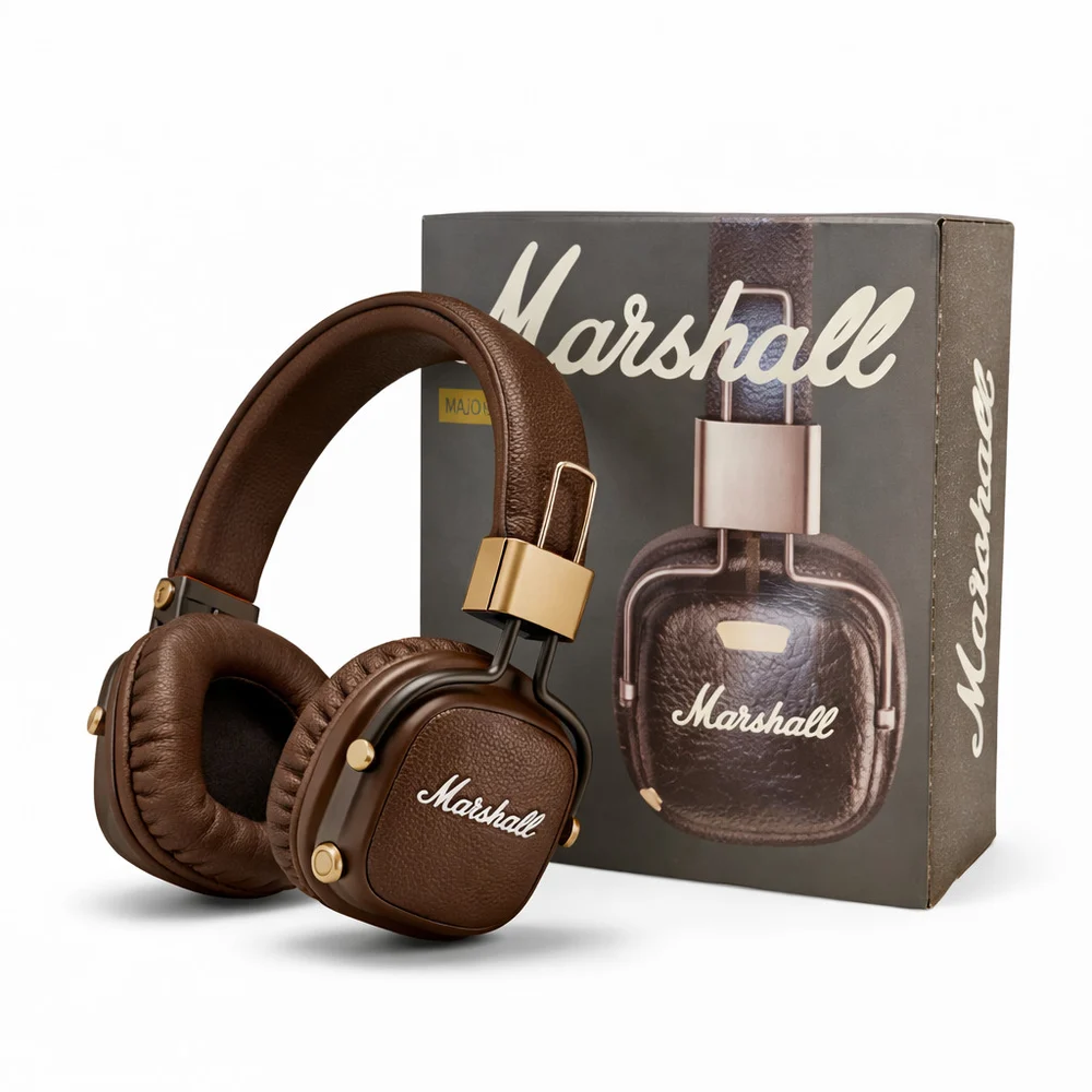 Wireless Headphones No Brand Major L5 Brown