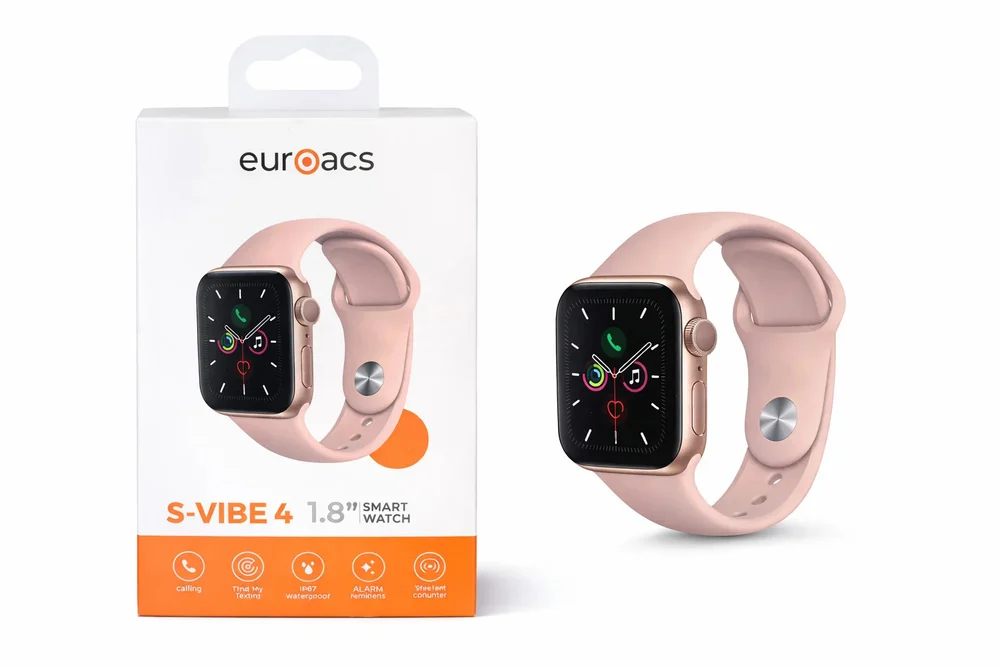 Akıllı Saat Euroacs S-Vibe 4, Pembe