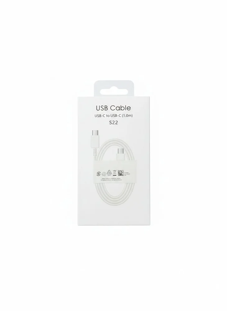 Kablo USB S22 Type-C - Type-C 1 m
