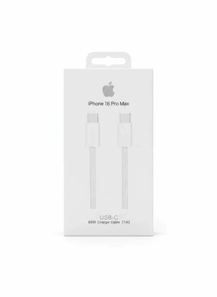 USB Type-C to Type-C Cable, 60W White