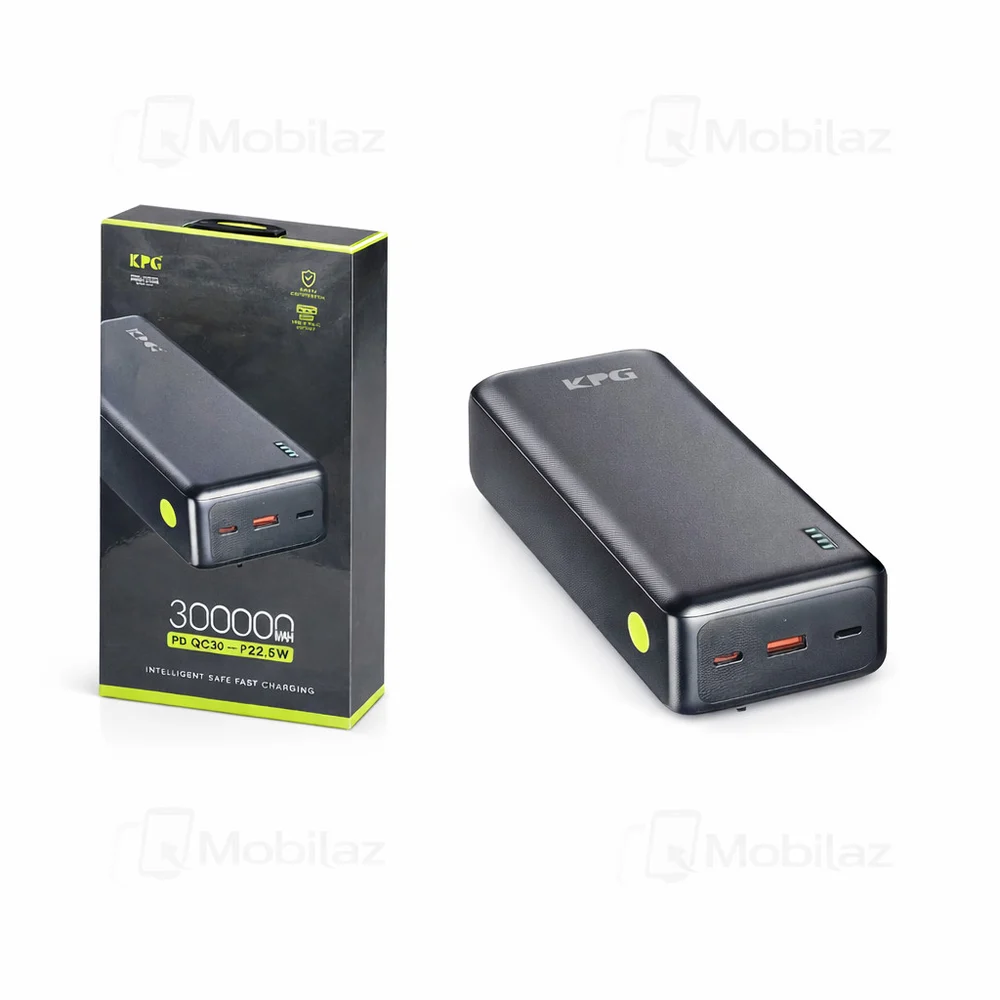 External Battery KPG 30000mAh PD QC3.0 22.5W with Cable - 2