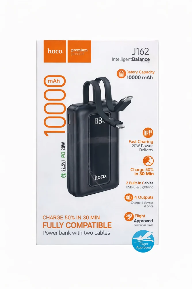 Dış akü Hoco J162 PowerBoost 10000mAh PD
