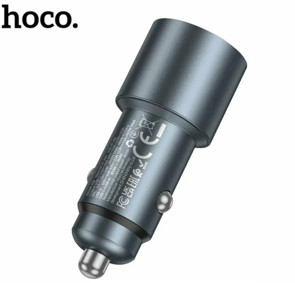 Автомобильный зарядный адаптер Hoco Z60 48W - 5