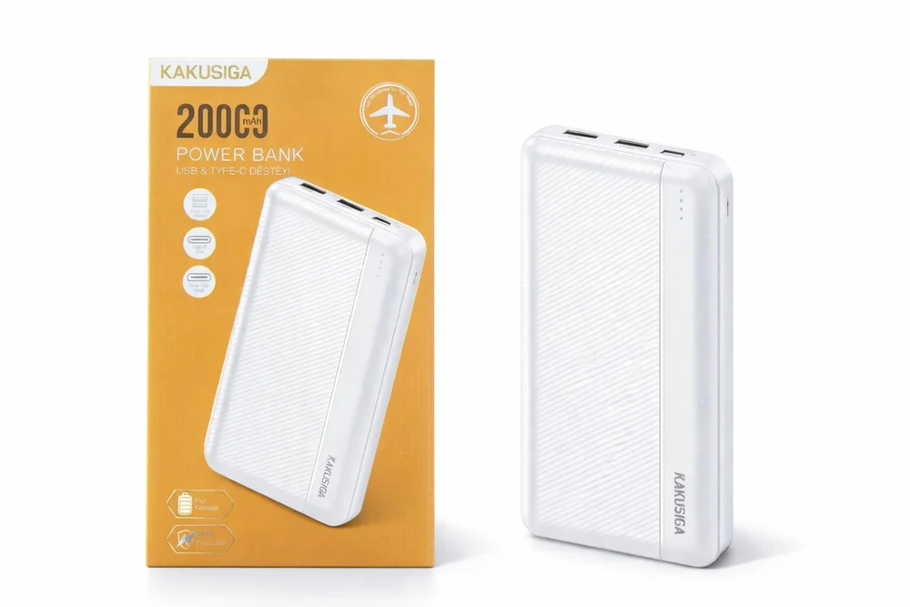 Dış akü Kakusiga 20000mAh Beyaz