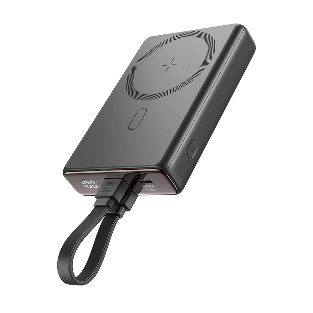 Внешний аккумулятор Joyroom JR-PBM01 Magnetic Wireless 10000mAh 20W Black