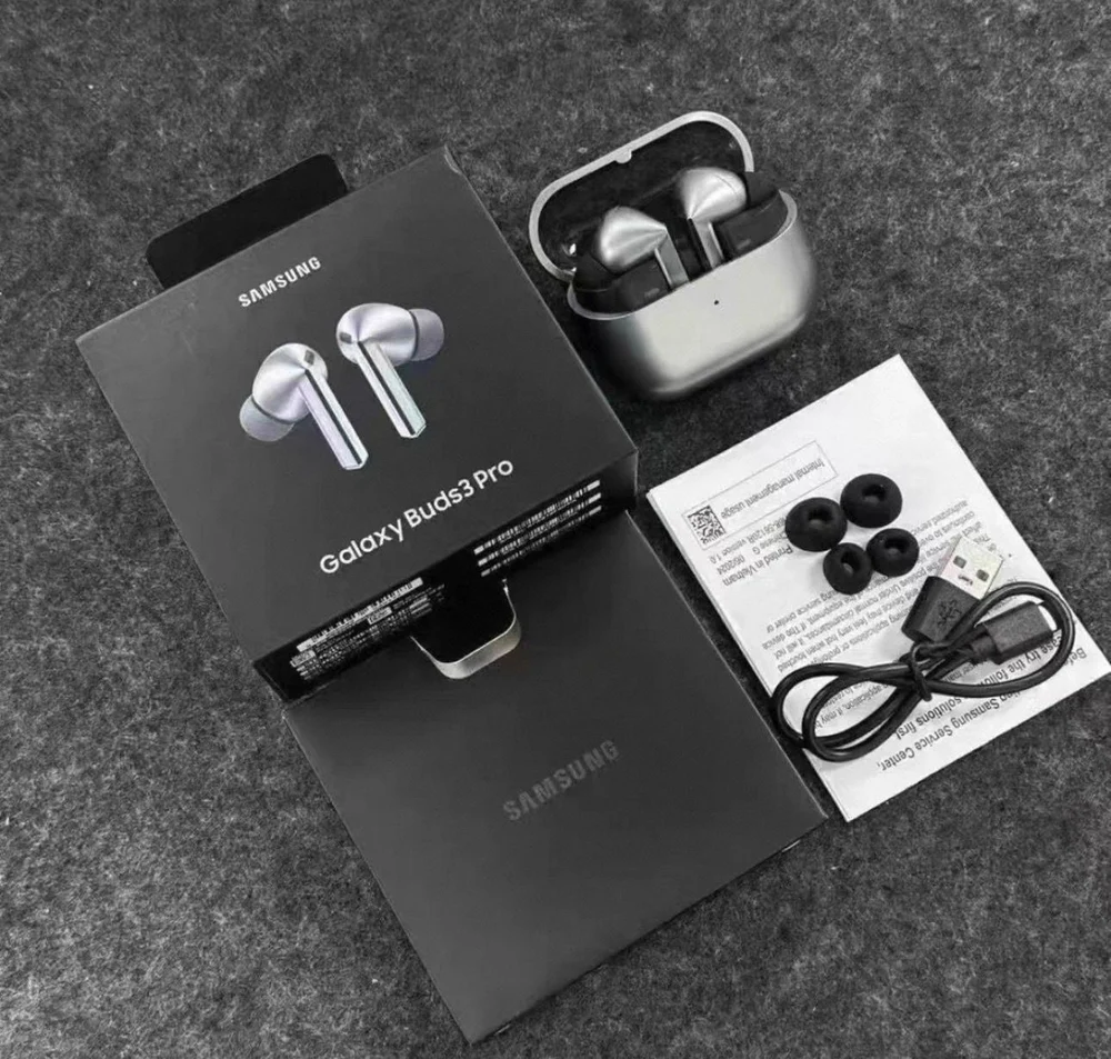 Wireless Earphone No Brand Galaxy Buds3 Pro Silver - 2