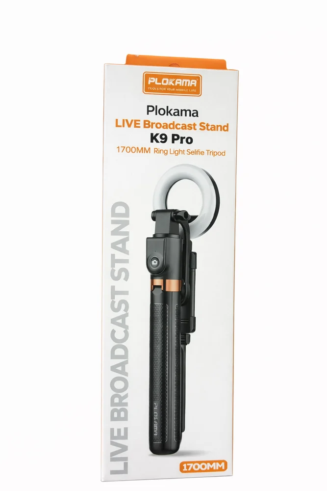 Монопод-трипод Plokama K9 Pro Светодиодная подсветка