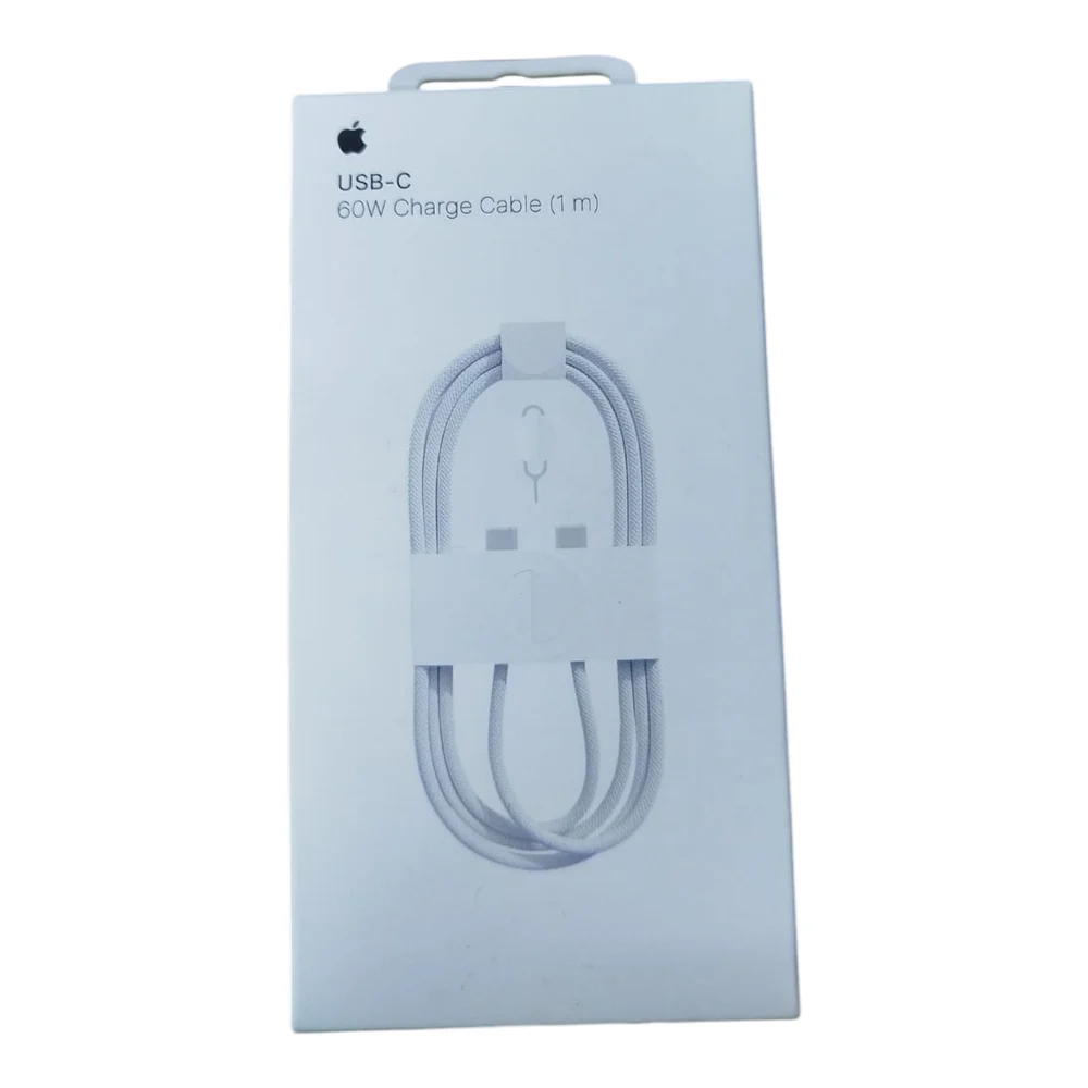 Kablo USB 60W Type-C - Type-C Beyaz, 1m