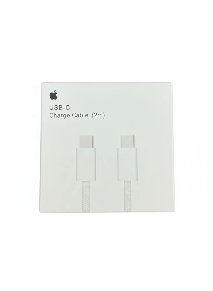 USB Type-C to Type-C Cable, 2m, White