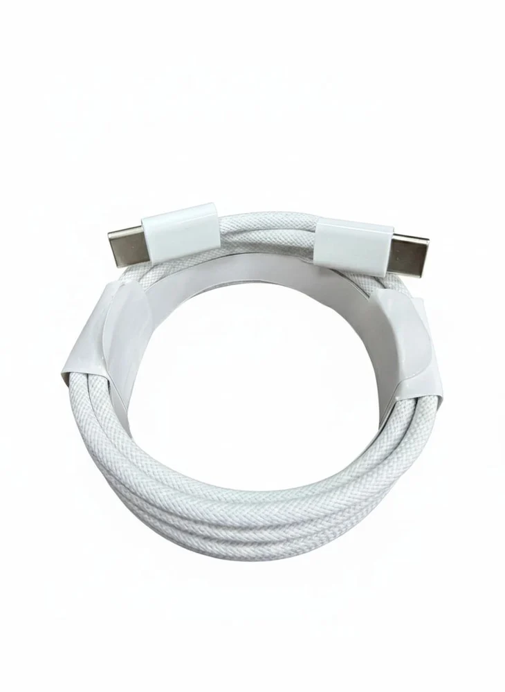 USB Type-C to Type-C Cable, 2m, White - 2
