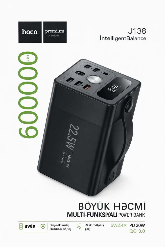 Hoco J138 60000mAh External Battery - 2