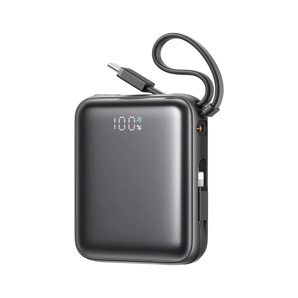 Xarici akkumulyator Mini Power Bank 10000mAh JR-PBF27 Dual Kabel Type-C Lightning - 2