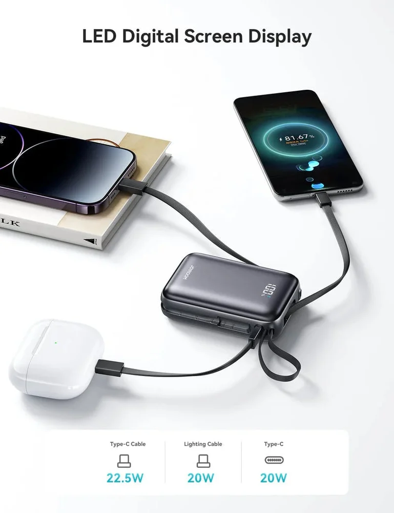 Dış akü Powerbank JOYROOM JR-PBF29 20000mAh Mini 22.5W - 2