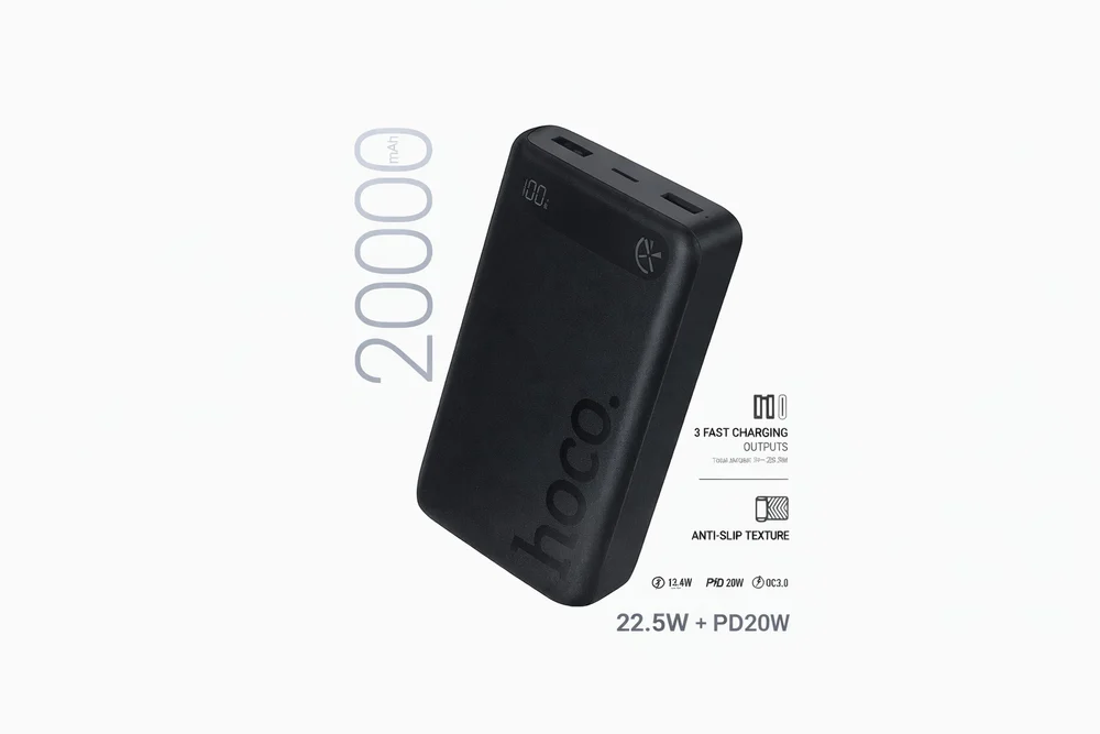 Внешний аккумулятор Hoco J154A 20000mAh 22.5W Black - 2