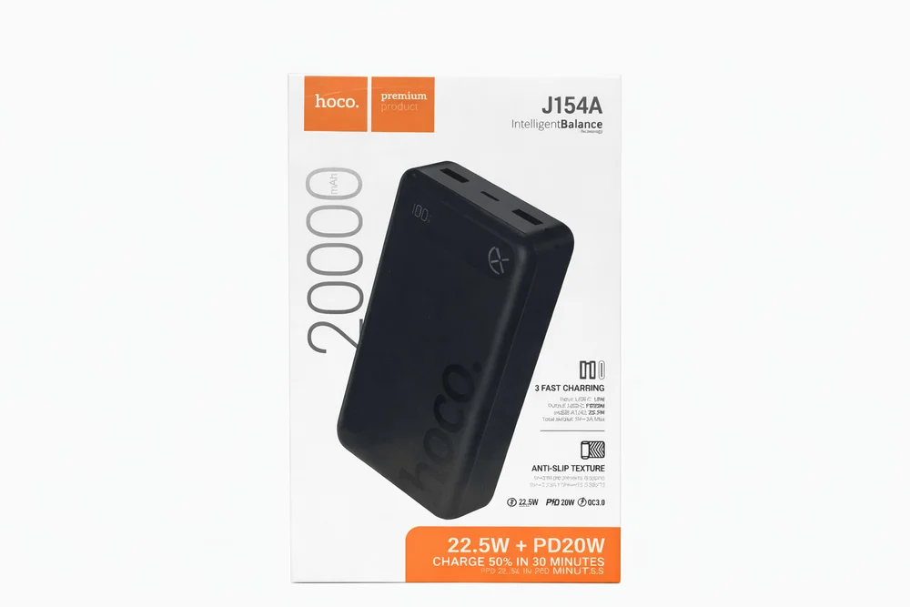 Внешний аккумулятор Hoco J154A 20000mAh 22.5W Black - 3