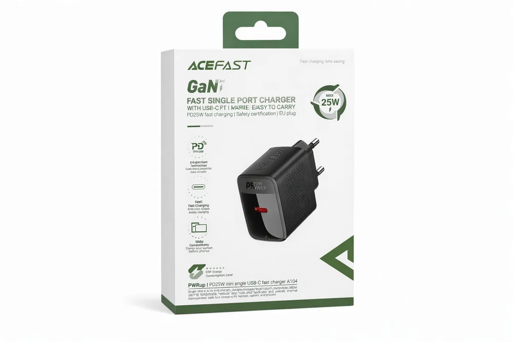 Adapter ACEFAST GaN 25W USB-C Fast Charger A104_GS
