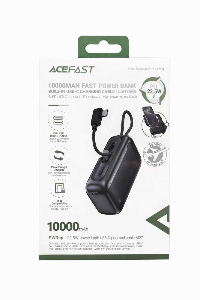 Dış Pil Acefast M27 PWRup 10000 mAh 22.5W - 2