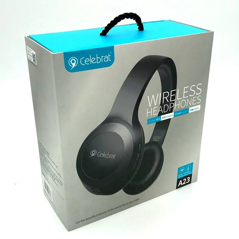 Wireless Earphone Celebrat A23 Black - 4