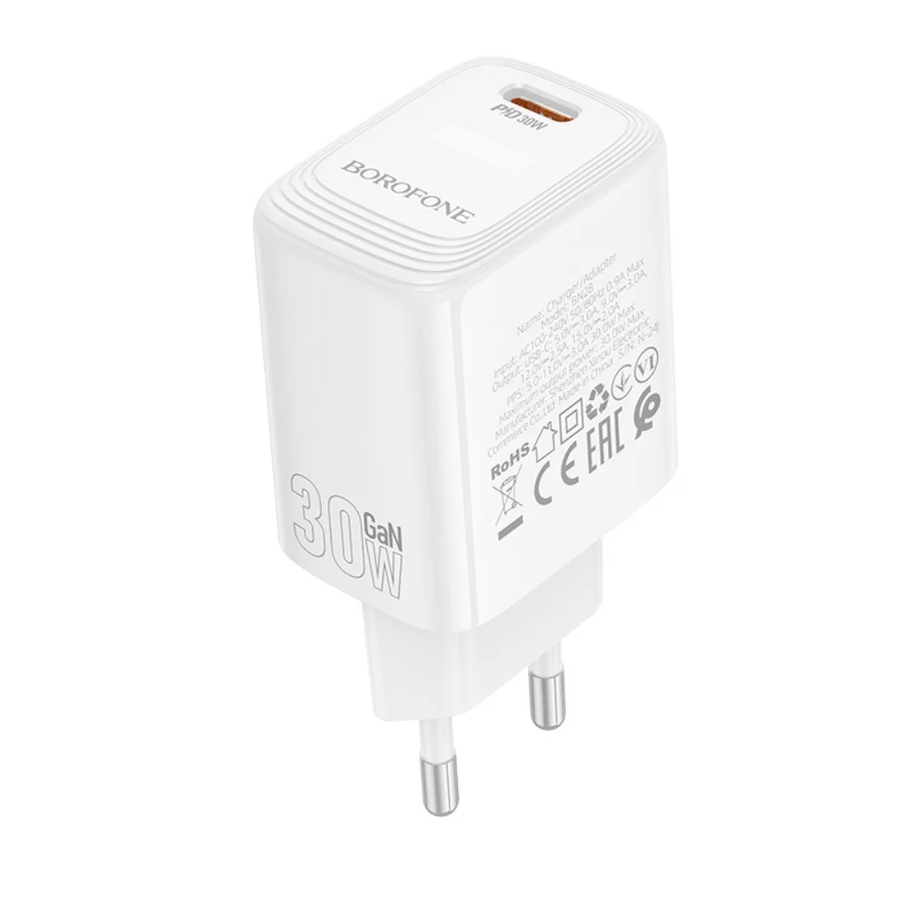 BOROFONE BN28 White Adapter - 6