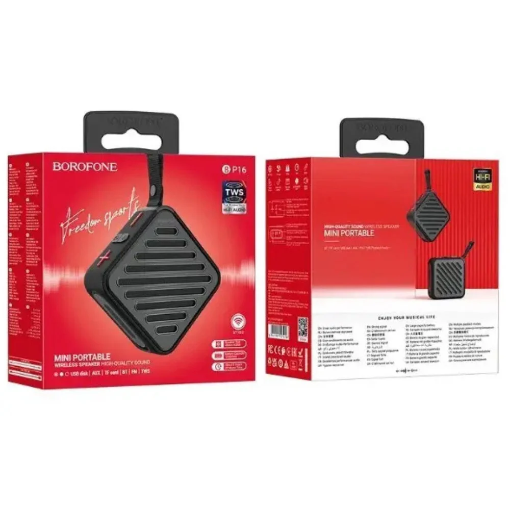 Borofone BP16 Portable Speaker Black - 2