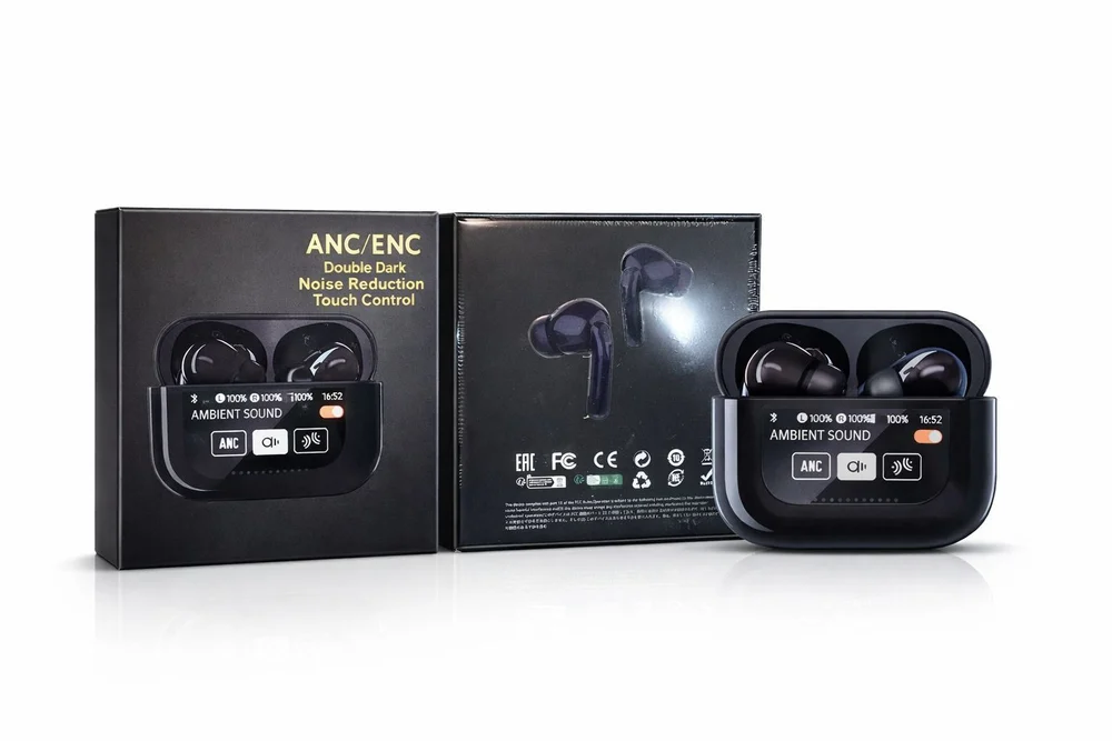 Bluetooth ANC/ENC Earbuds, Black