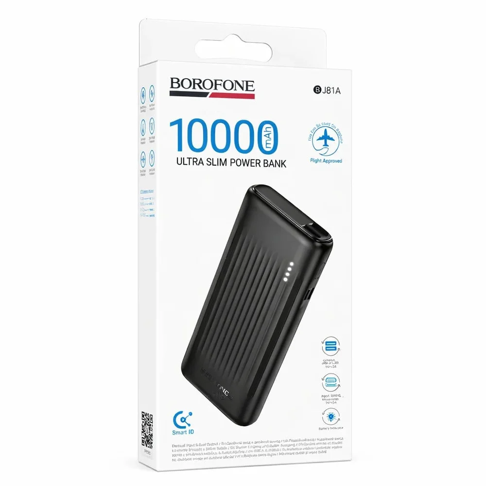 Xarici akkumulyator Borofone BJ81A 10000 mAh Black