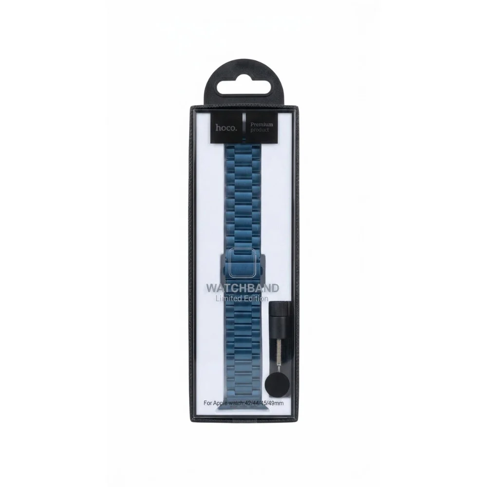 Hoco Watch Strap, Steel, Dark Blue