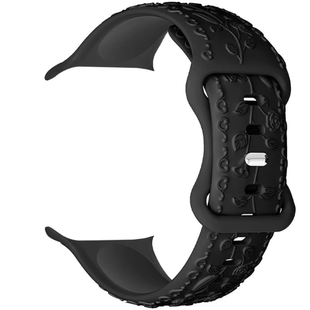 Hoco WA30 Watch Strap, Silicone, Black
